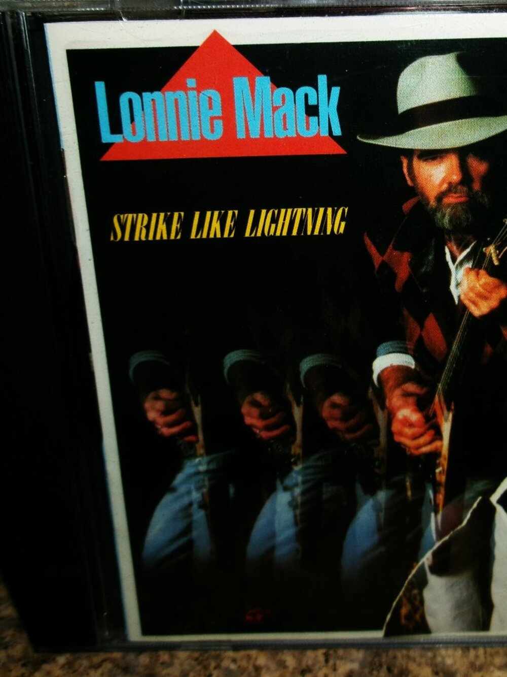 lonnie mack & stevie ray vaughan strike like lighting 1985 blues cd - guitars